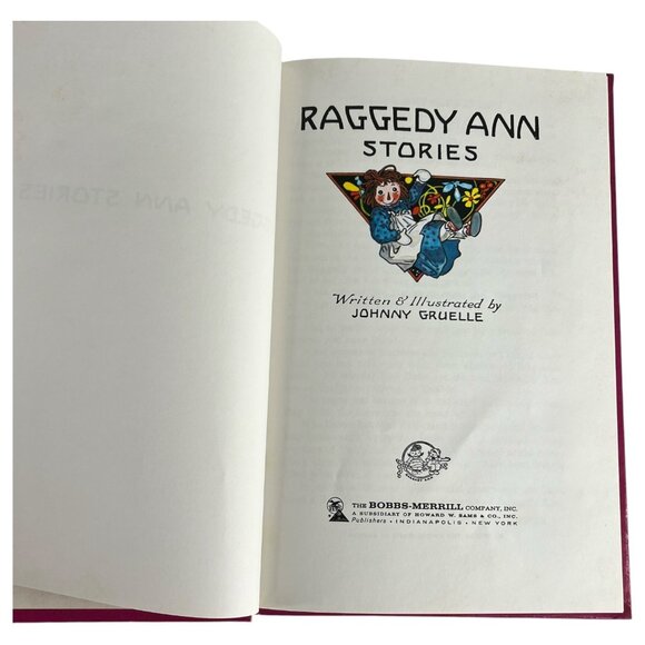 Raggedy Ann Stories Hardcover Book By Johnny Gruelle 1955 Book Club Edition - Picture 5 of 9